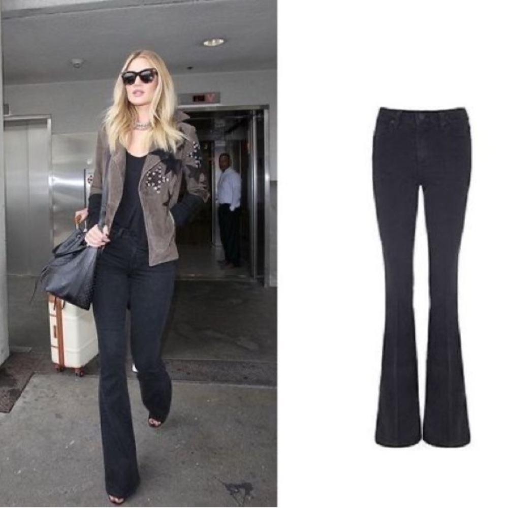 24 hr SALE🔴PAIGE FIONA BLACK FLARE DENIM JEANS 28🔴